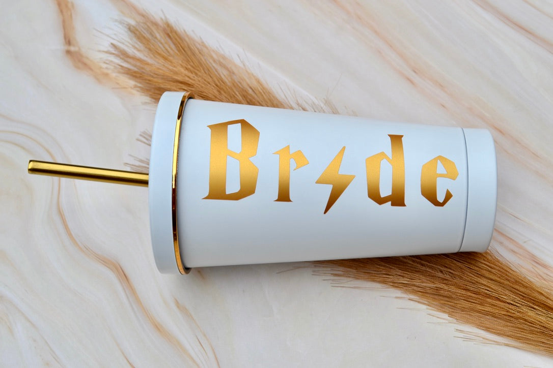 H Potter Bride Tumbler, Bride Gifts, Bride Water Bottle