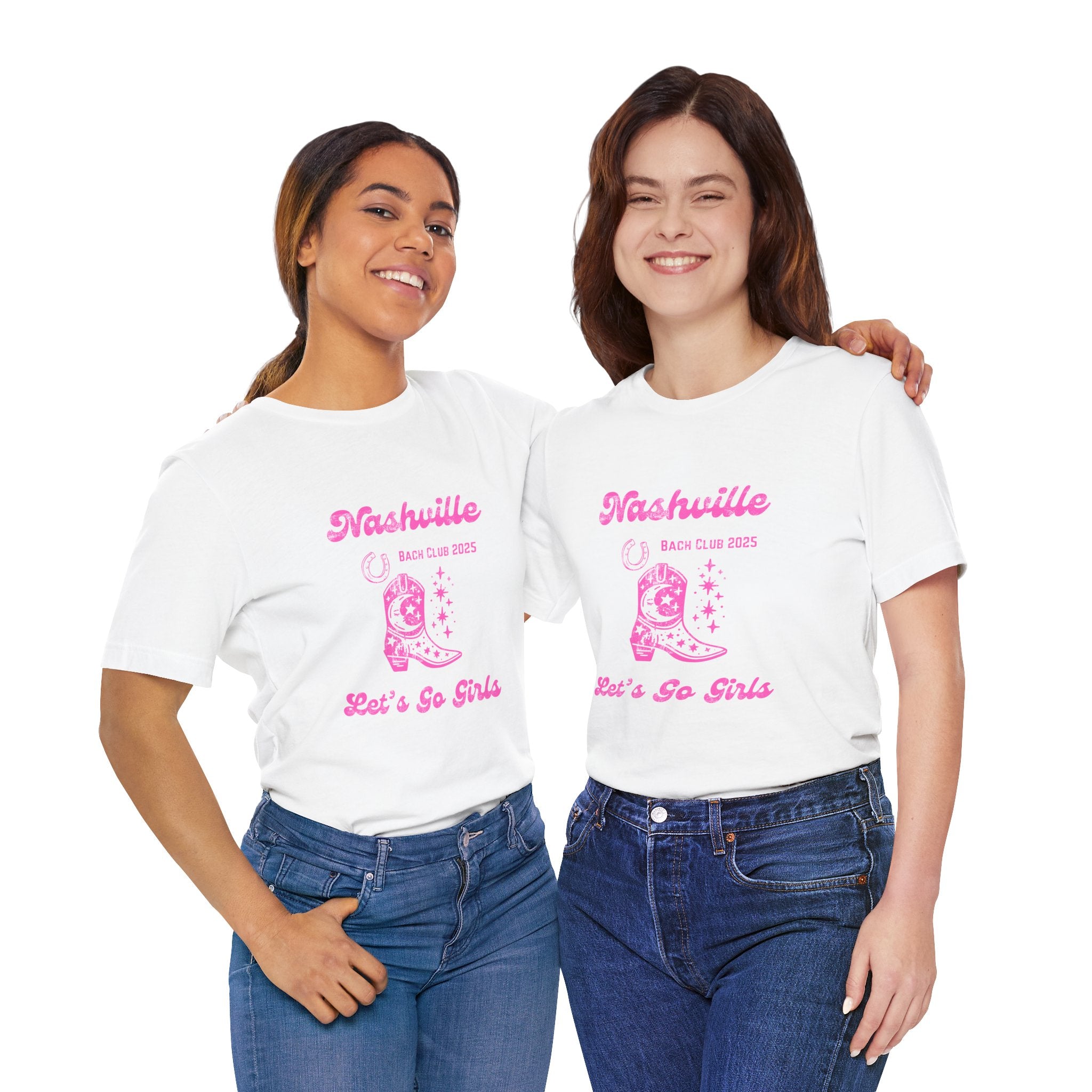 Nashville Let's Go Girls Bachelorette Tee