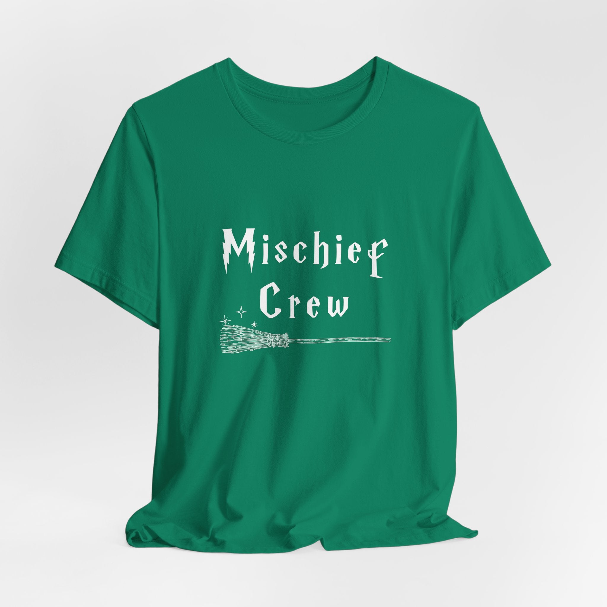 Halloween Wizard Bachelorette Bridesmaids Mischief Crew Tee