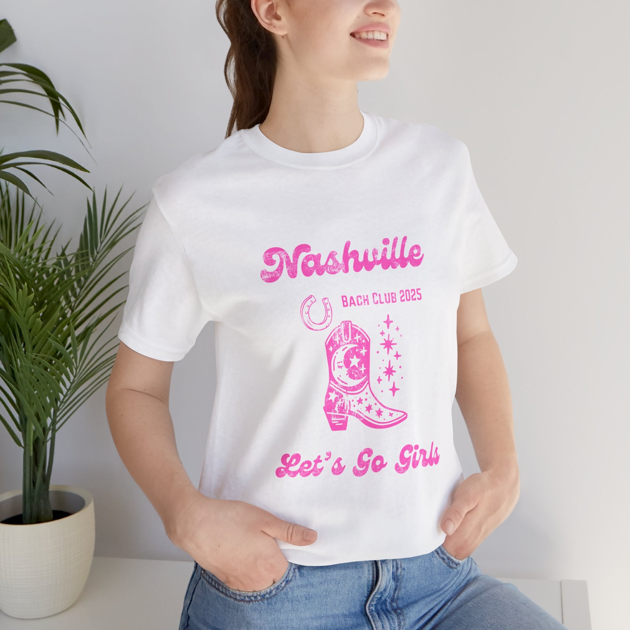 Nashville Let's Go Girls Bachelorette Tee
