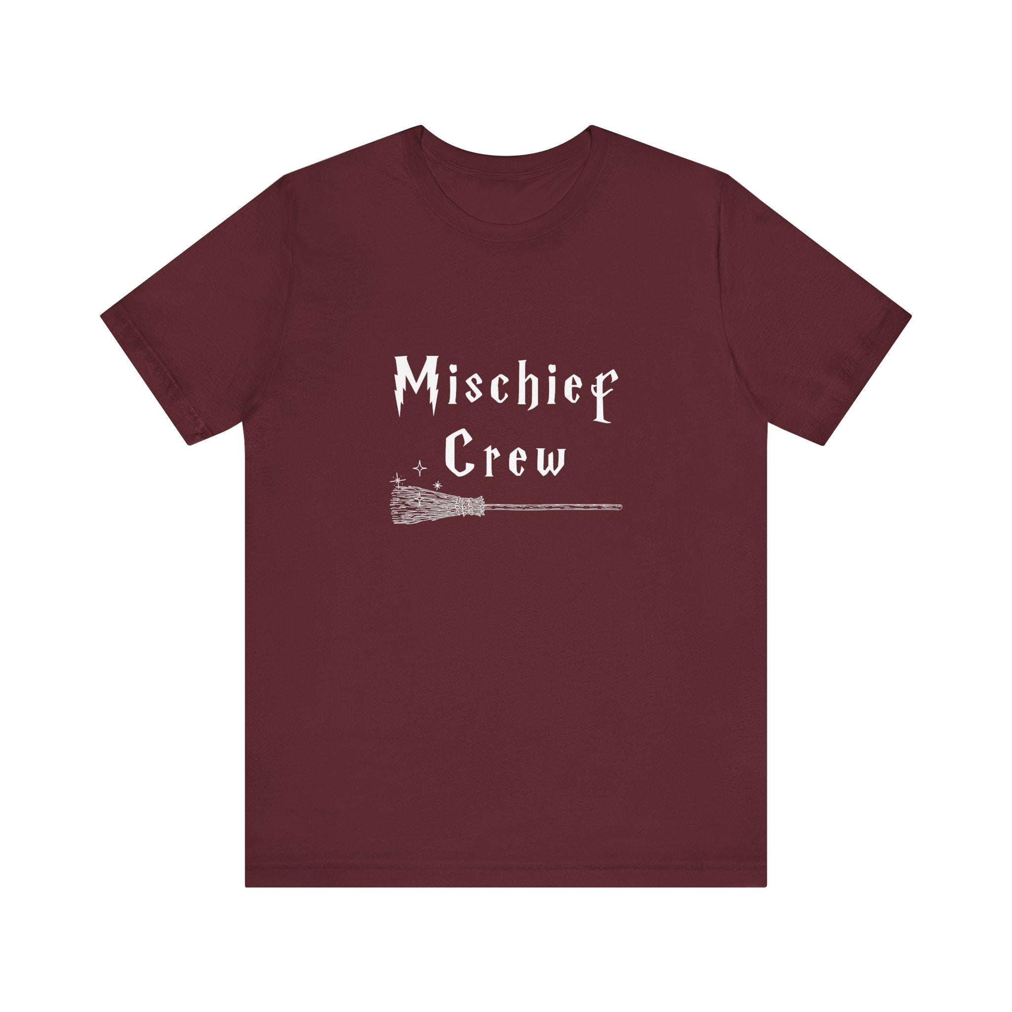 Halloween Wizard Bachelorette Bridesmaids Mischief Crew Tee