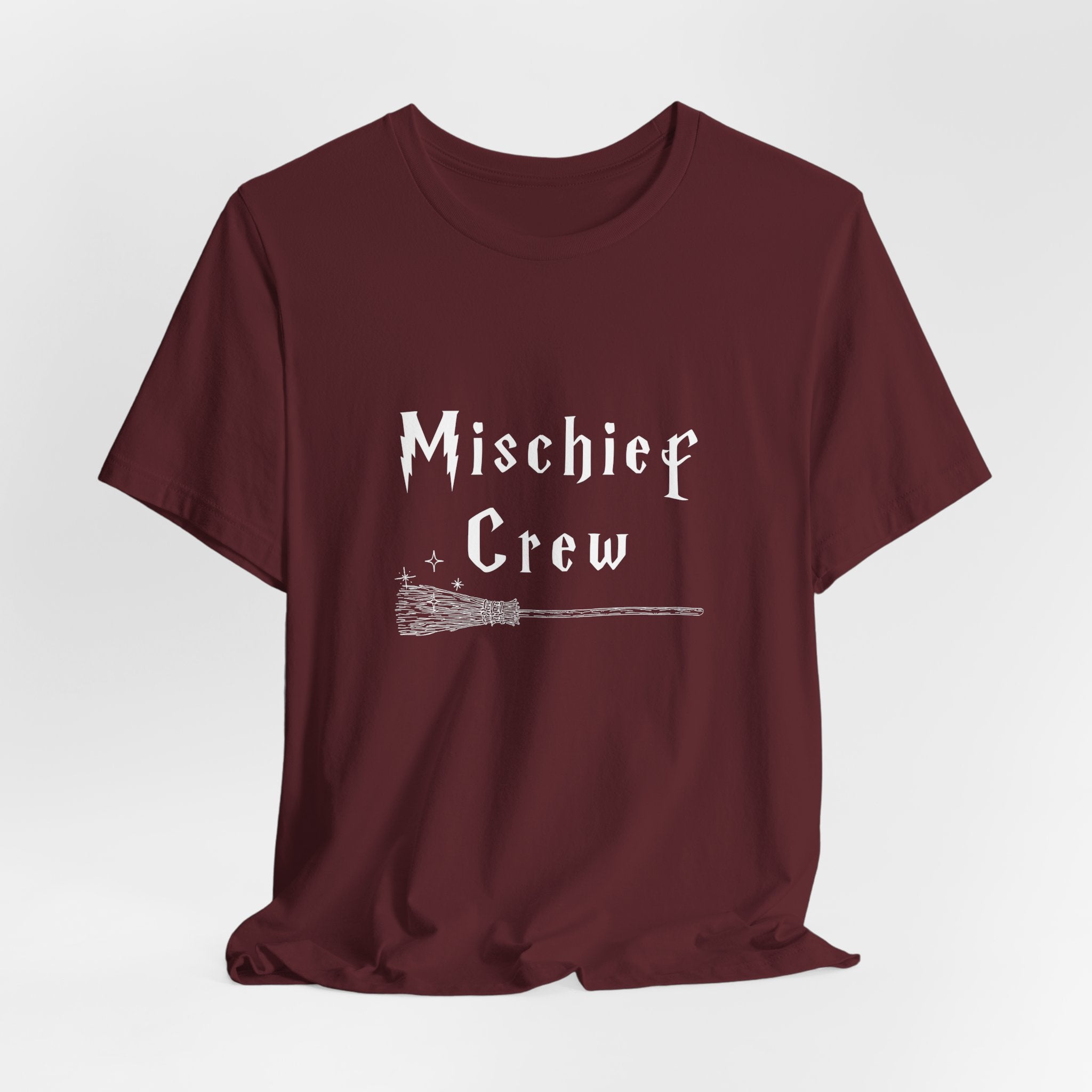 Halloween Wizard Bachelorette Bridesmaids Mischief Crew Tee