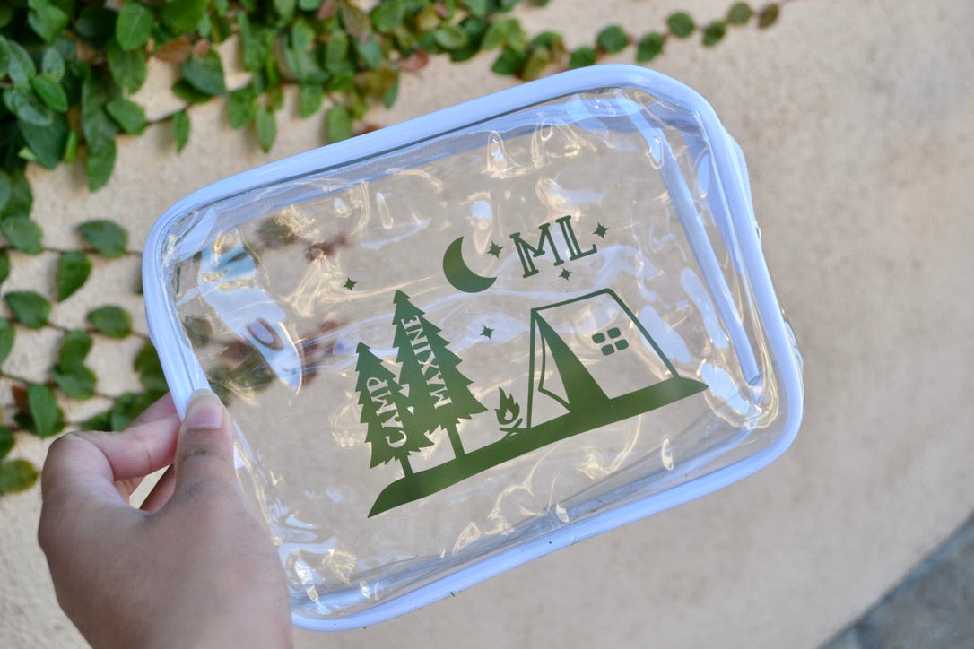 Camping Bachelorette Wet Bikini Bag, Last Trail Before the Veil Favors
