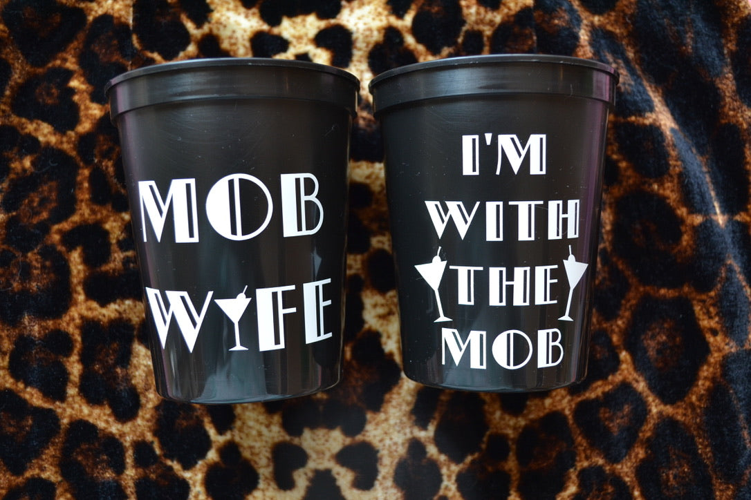 Mob Wife Bachelorette Party Cups