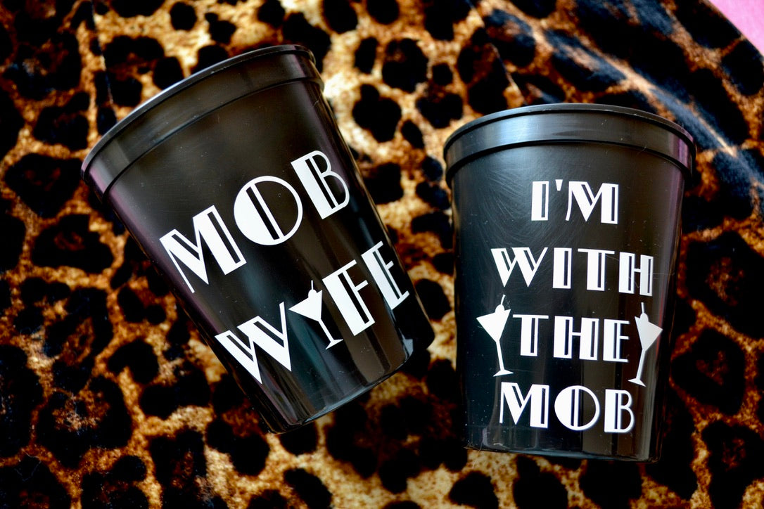 Mob Wife Bachelorette Party Cups