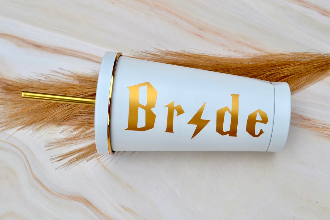 H Potter Bride Tumbler, Bride Gifts, Bride Water Bottle
