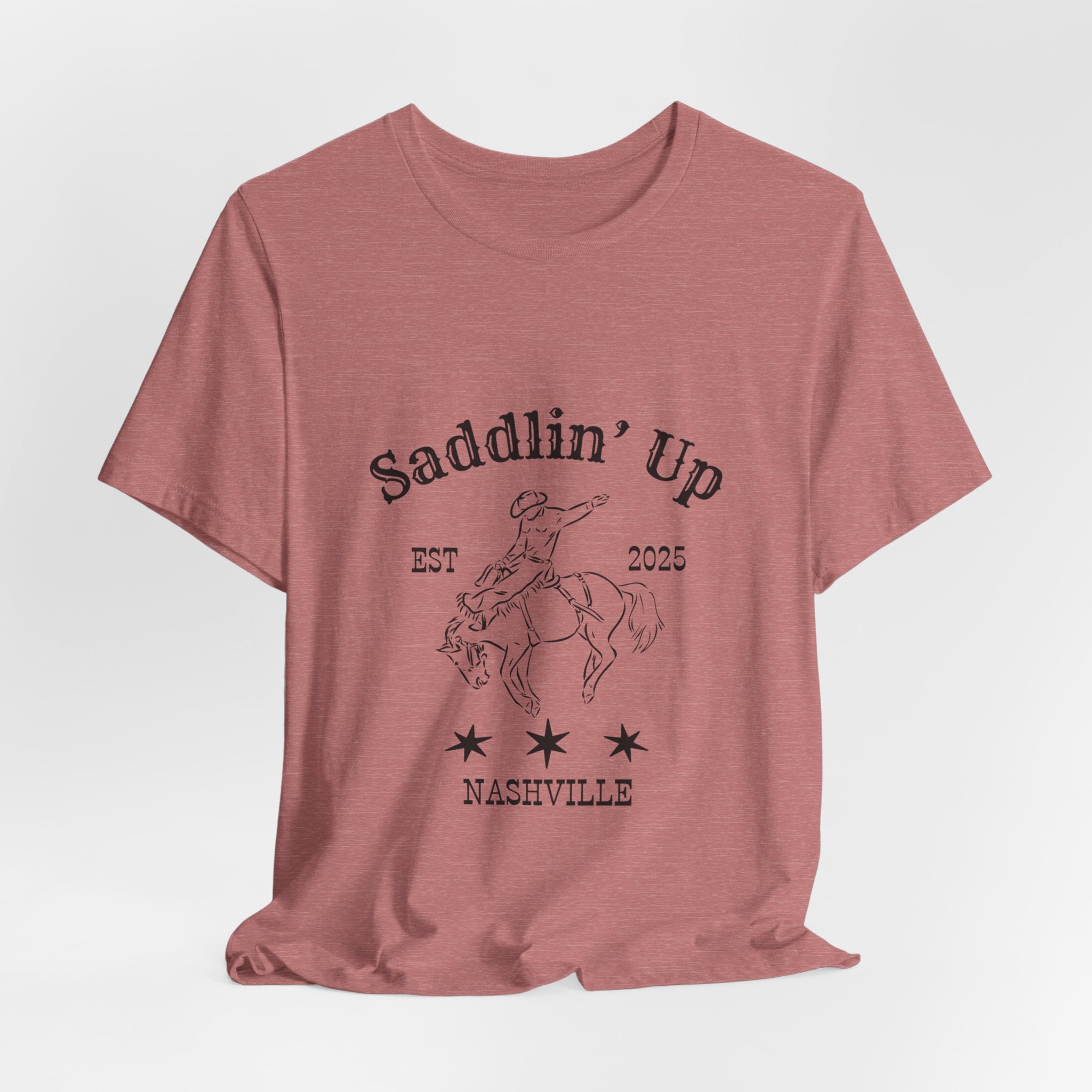 Pink Settling Down Nashville Bridesmaids T-shirt
