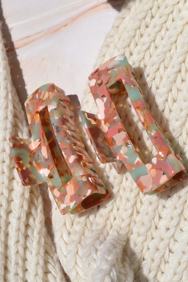 Custom Camo Green Hair Claw
