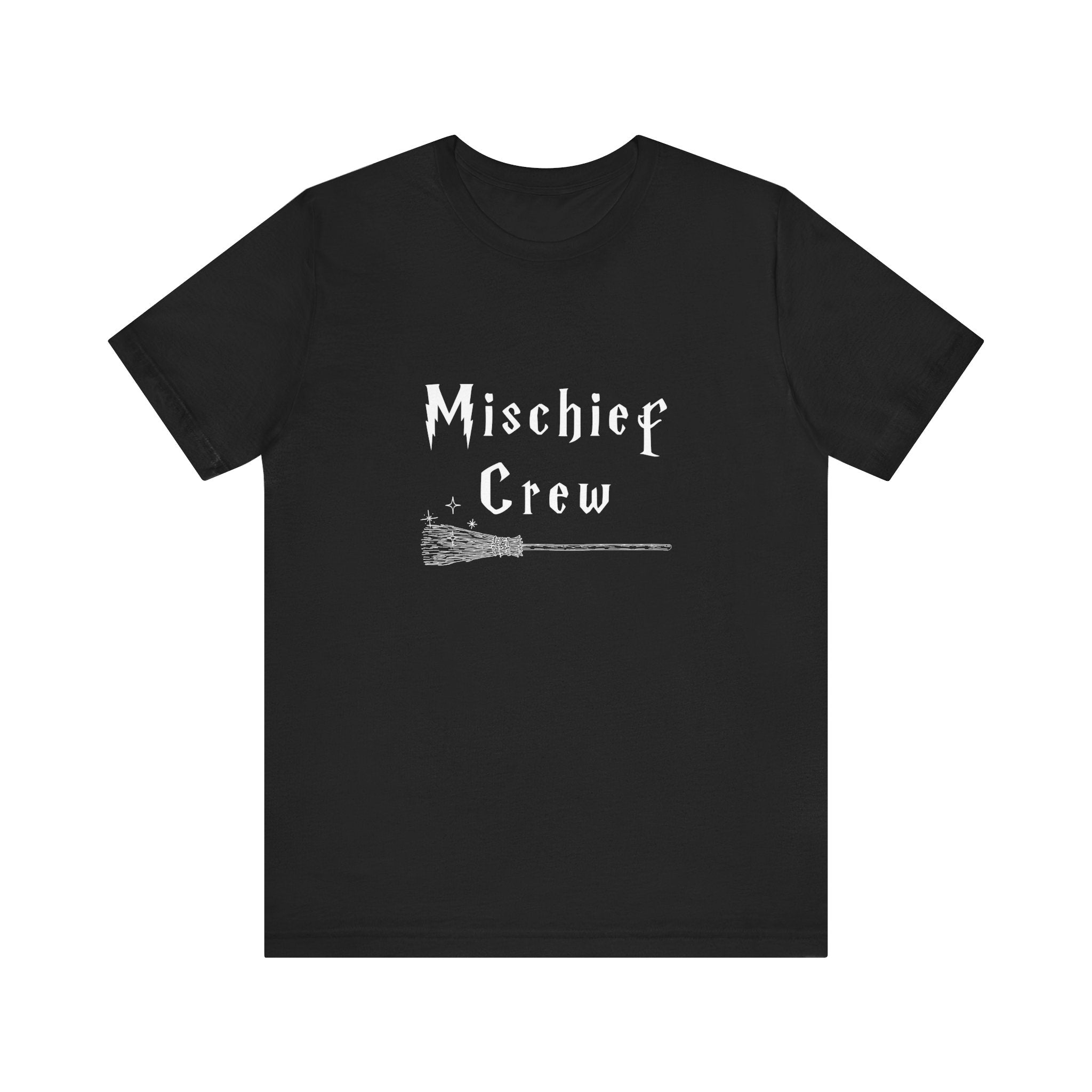 Halloween Wizard Bachelorette Bridesmaids Mischief Crew Tee
