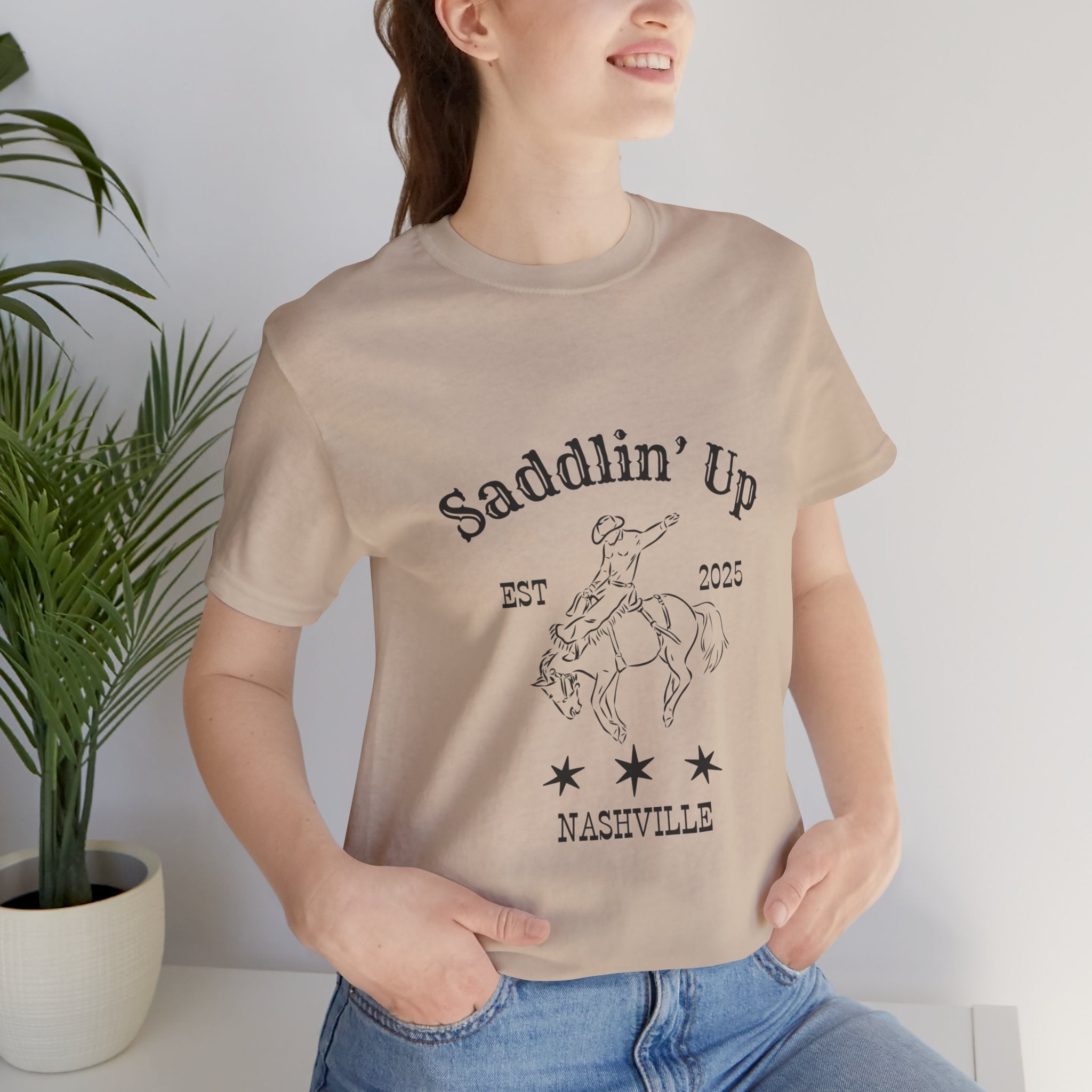 Pink Settling Down Nashville Bridesmaids T-shirt
