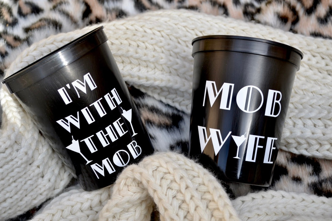 Mob Wife Bachelorette Party Cups
