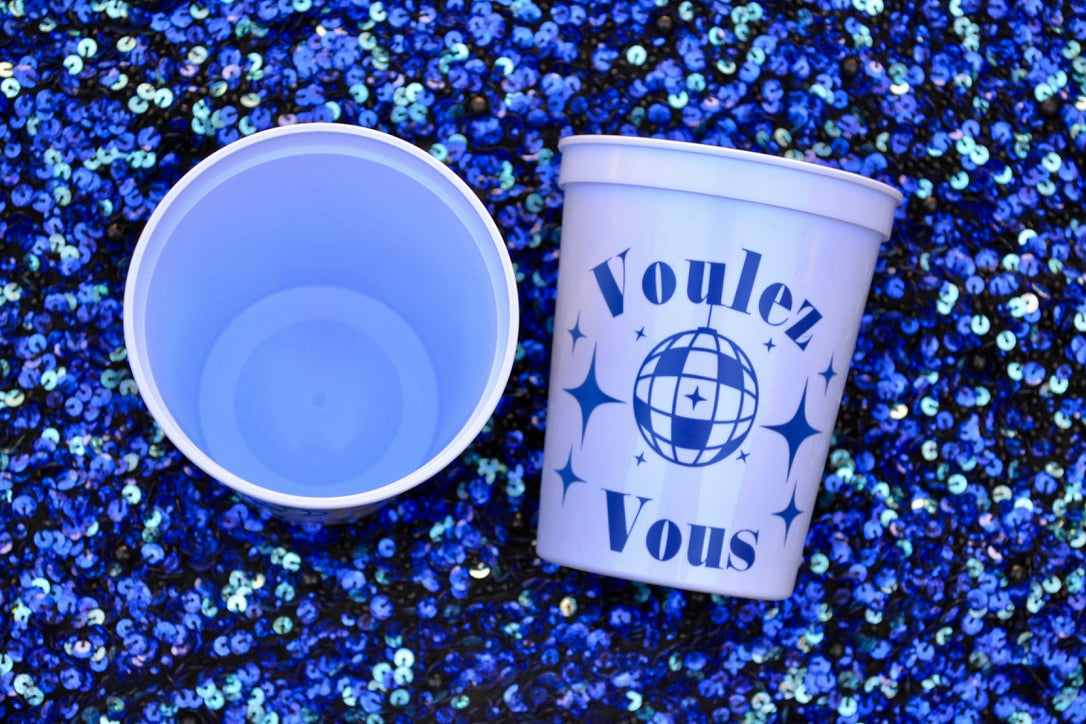 Custom Baby Blue Mamma Mia Party Cups