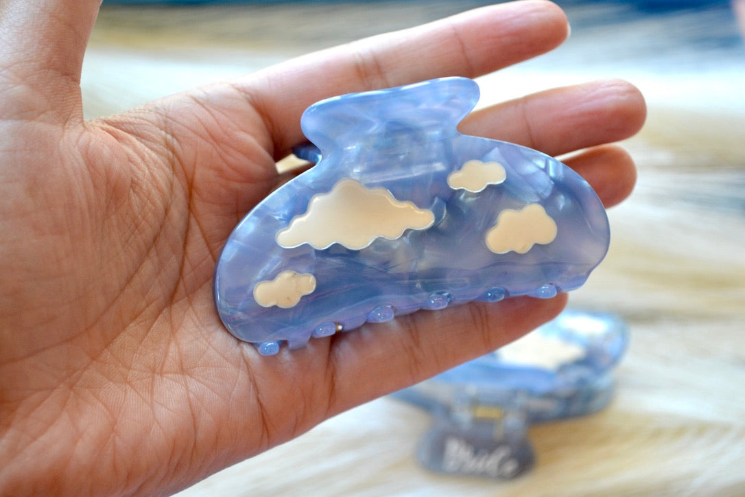 Cloud Hair Clips Bride on Cloud 9 Bridal Shower Favors