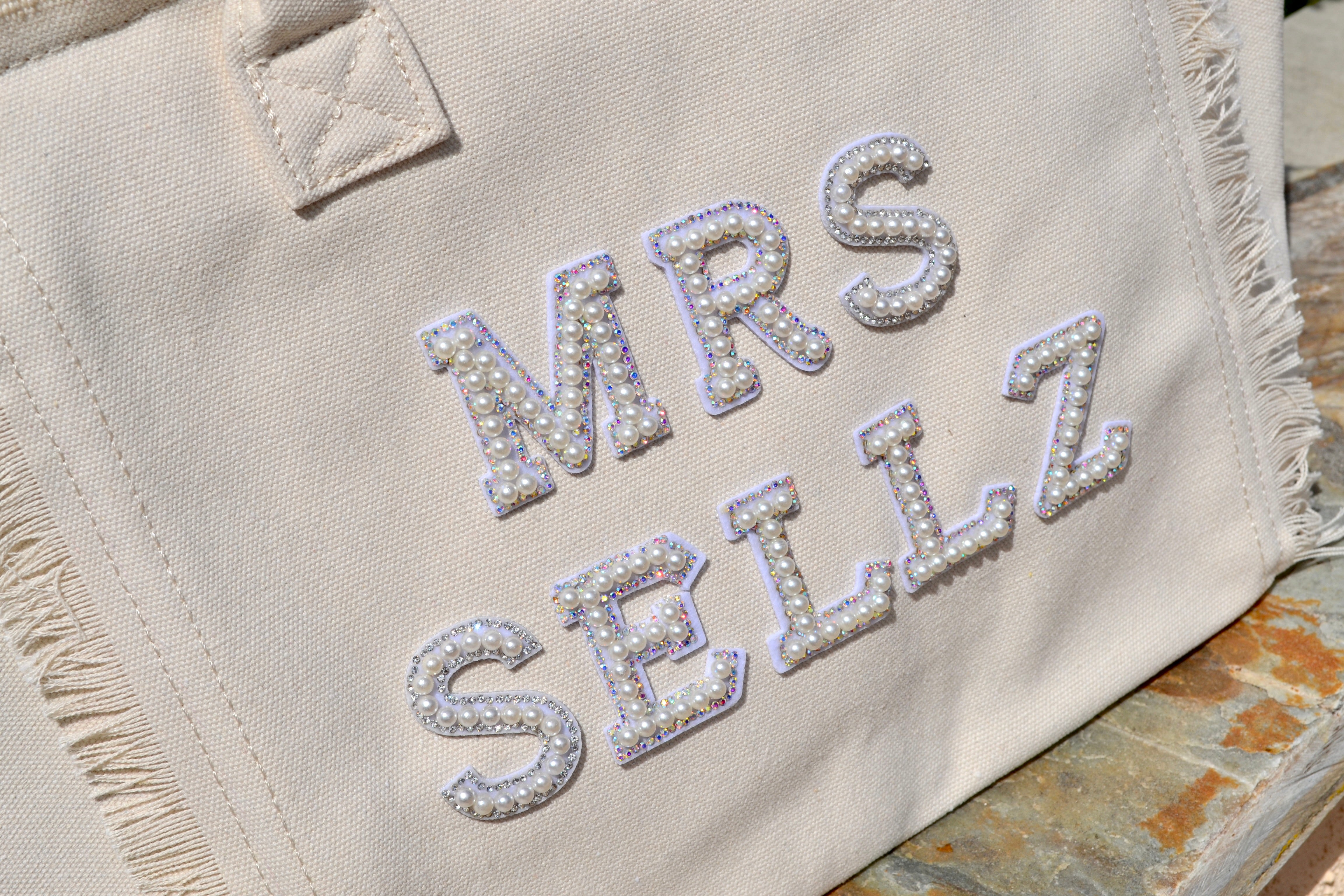 Custom "Mrs." Tote Bag – Personalized Bridal Gift