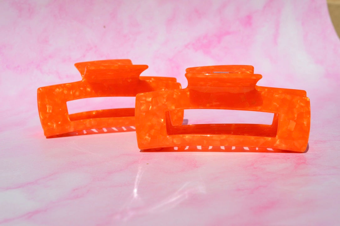 Custom Orange Hair Claw