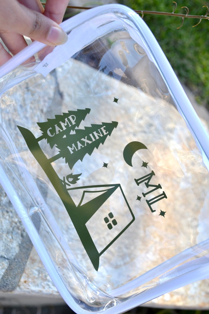 Camping Bachelorette Wet Bikini Bag, Last Trail Before the Veil Favors