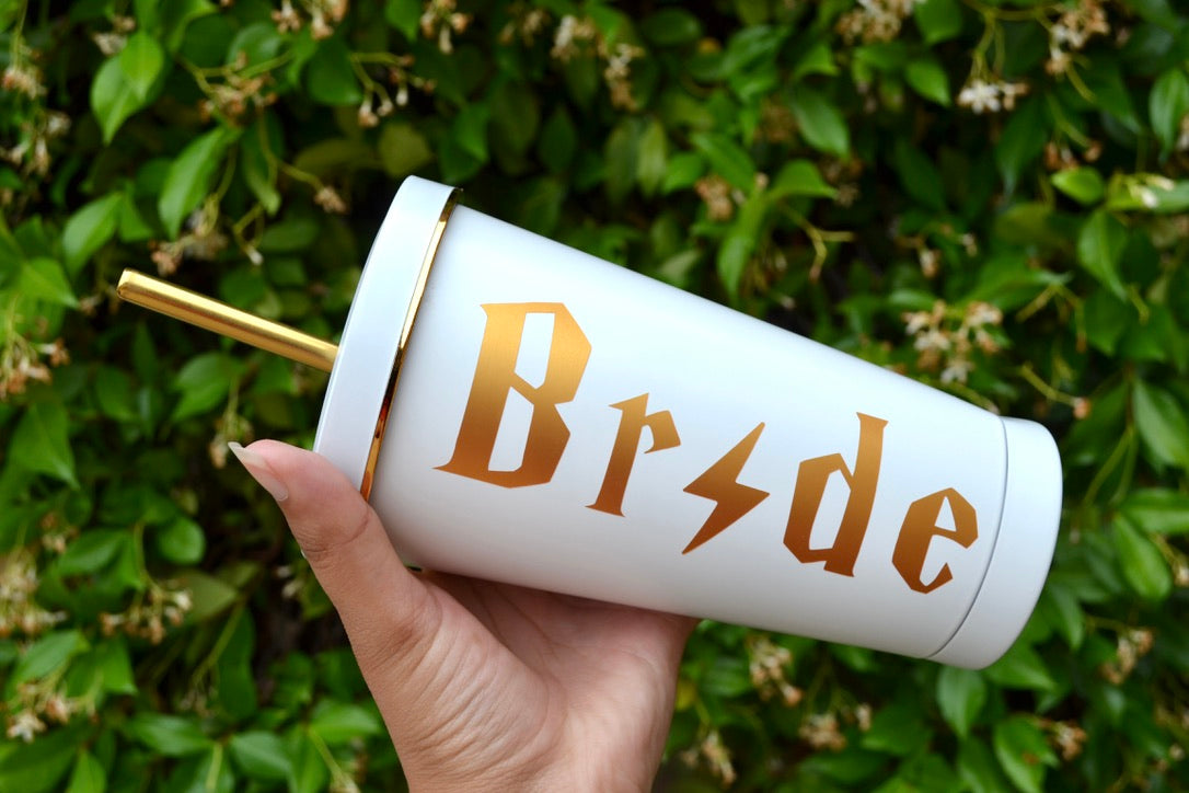 H Potter Bride Tumbler, Bride Gifts, Bride Water Bottle
