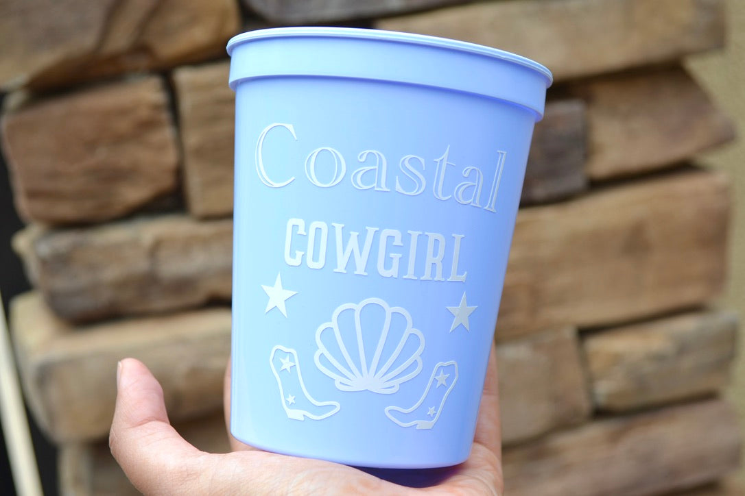 Coastal Cowgirl Bachelorette Bridal Shower Party Cups