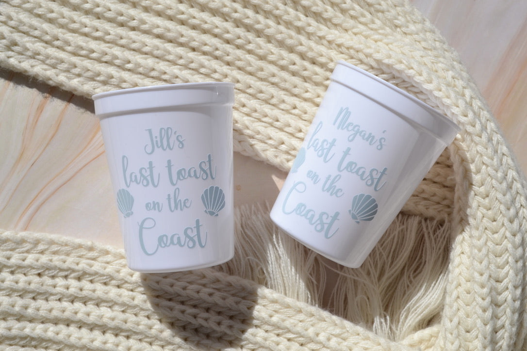 Last Toast on the Coast Cups