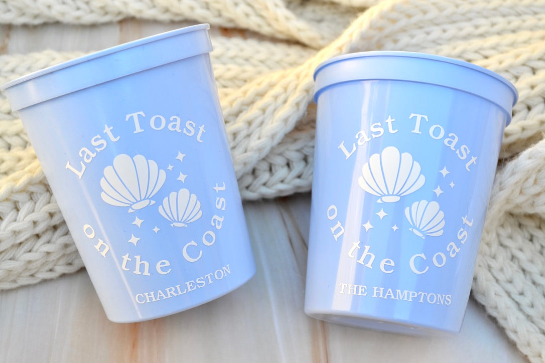 Last Toast on the Coast Cups