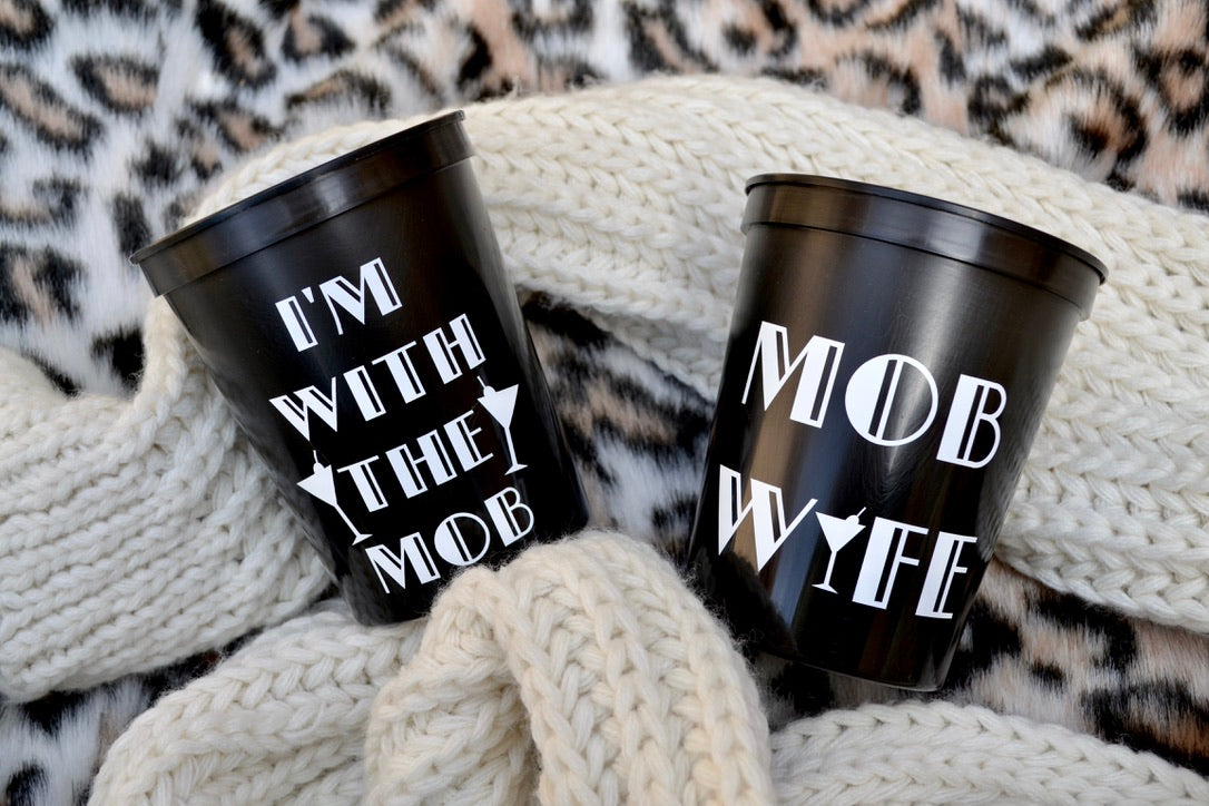 Mob Wife Bachelorette Party Cups