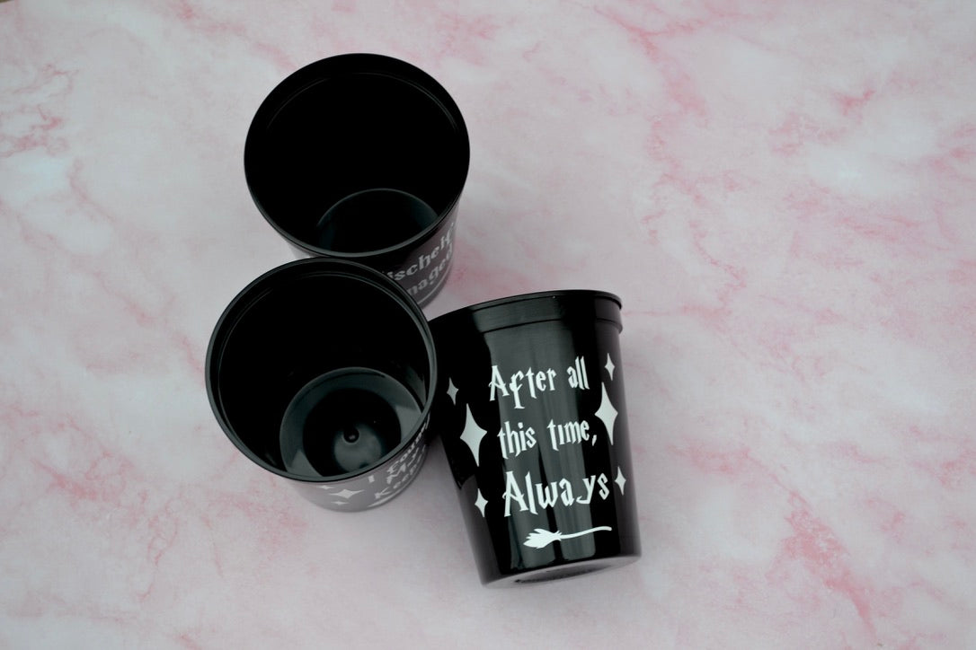 Custom HP Bachelorette Party Cups, Muggle to Mrs Decor, I found My Keeper Favors