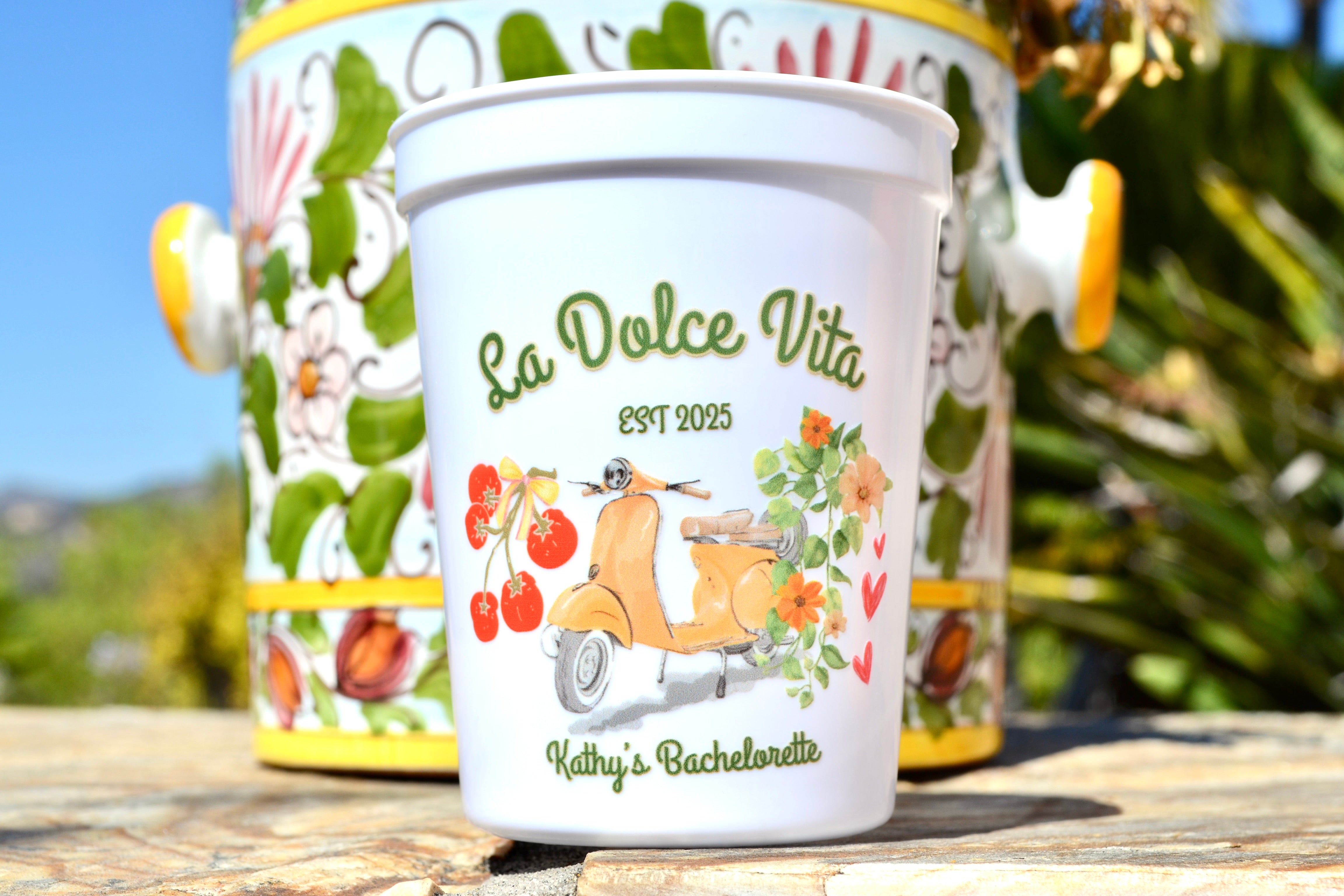 La Dolce Vita Custom Euro Party Cups