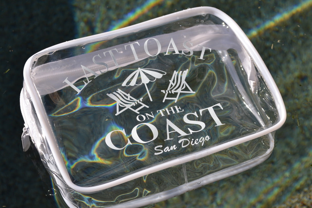 Last toast on the coast wet bikini bag