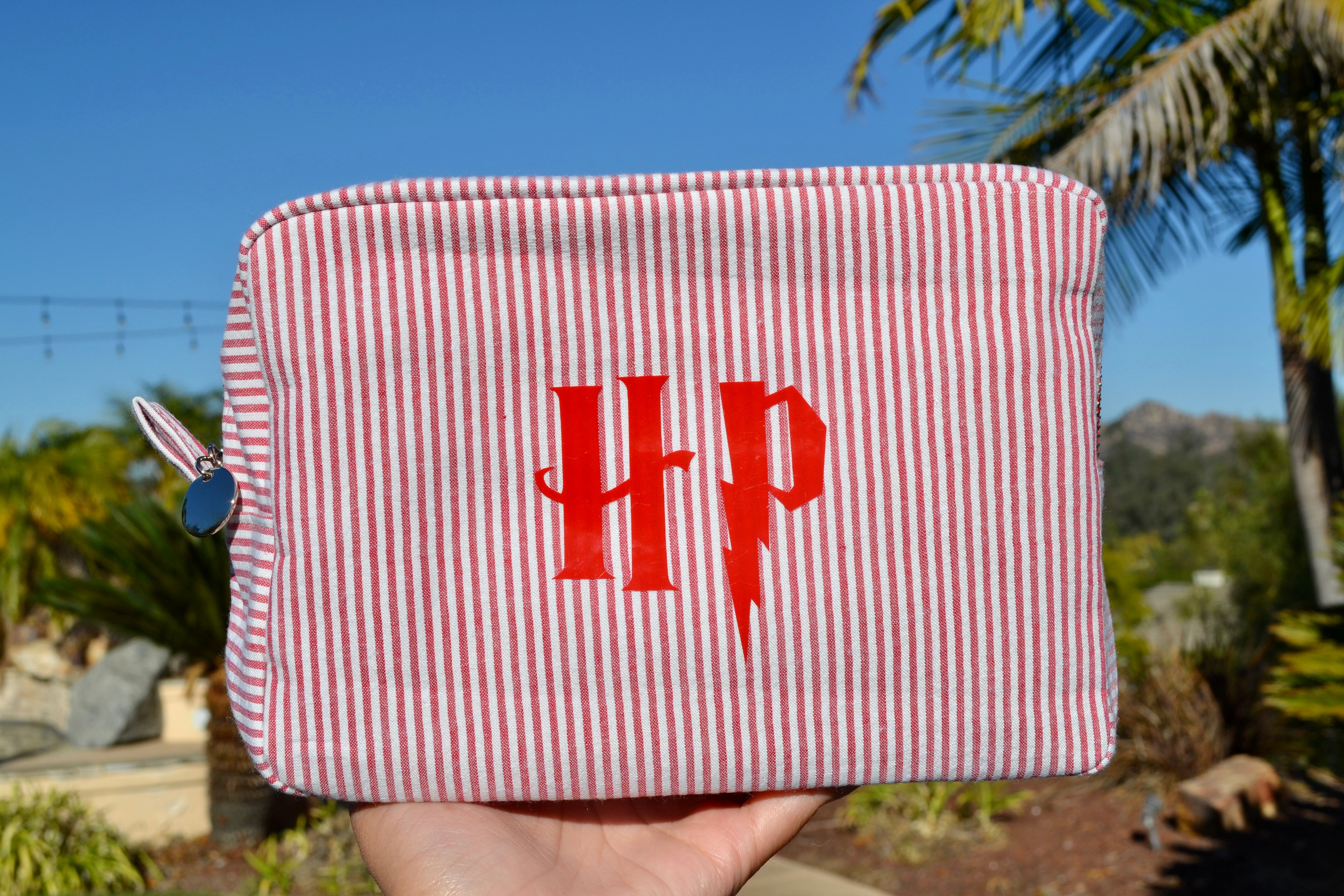 Magical-Inspired Monogram Makeup Bags