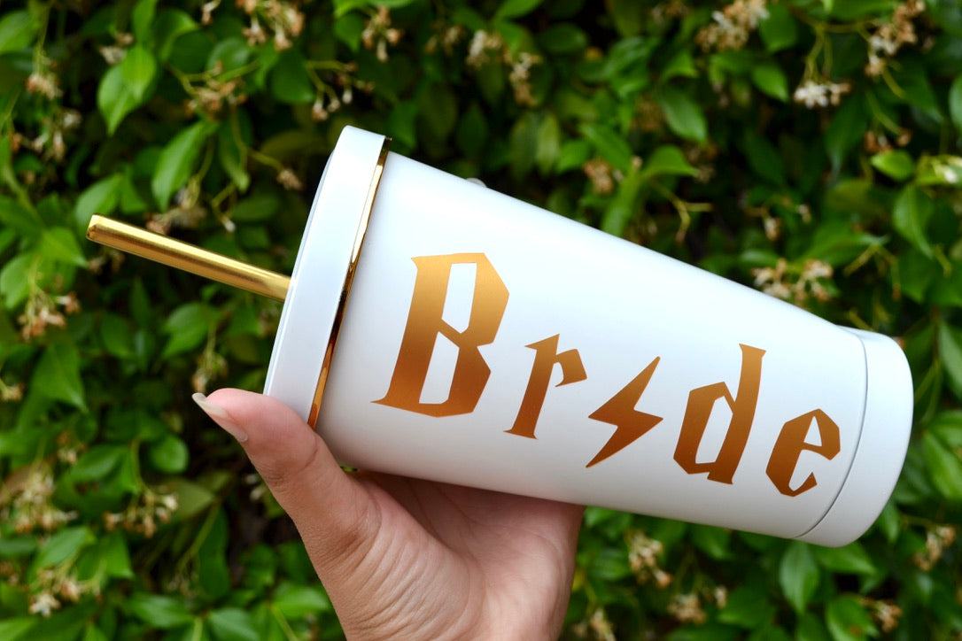 H Potter Bride Tumbler, Bride Gifts, Bride Water Bottle