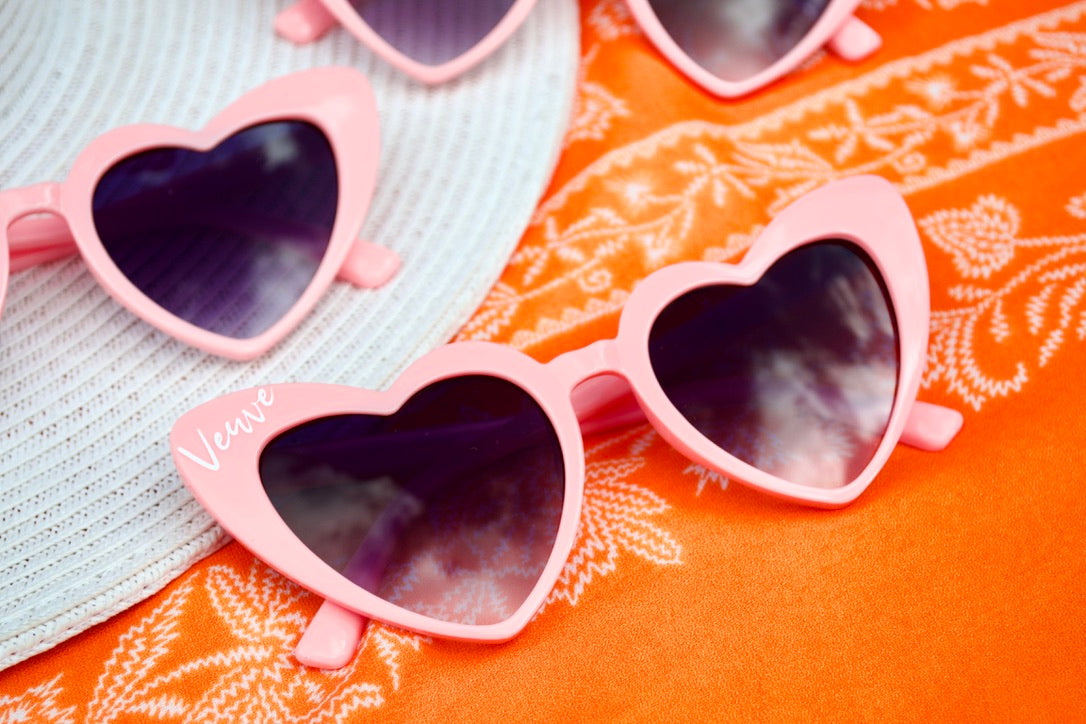 Veuve before Vows Heart Sunglasses