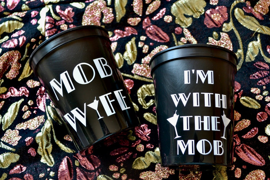 Mob Wife Bachelorette Party Cups