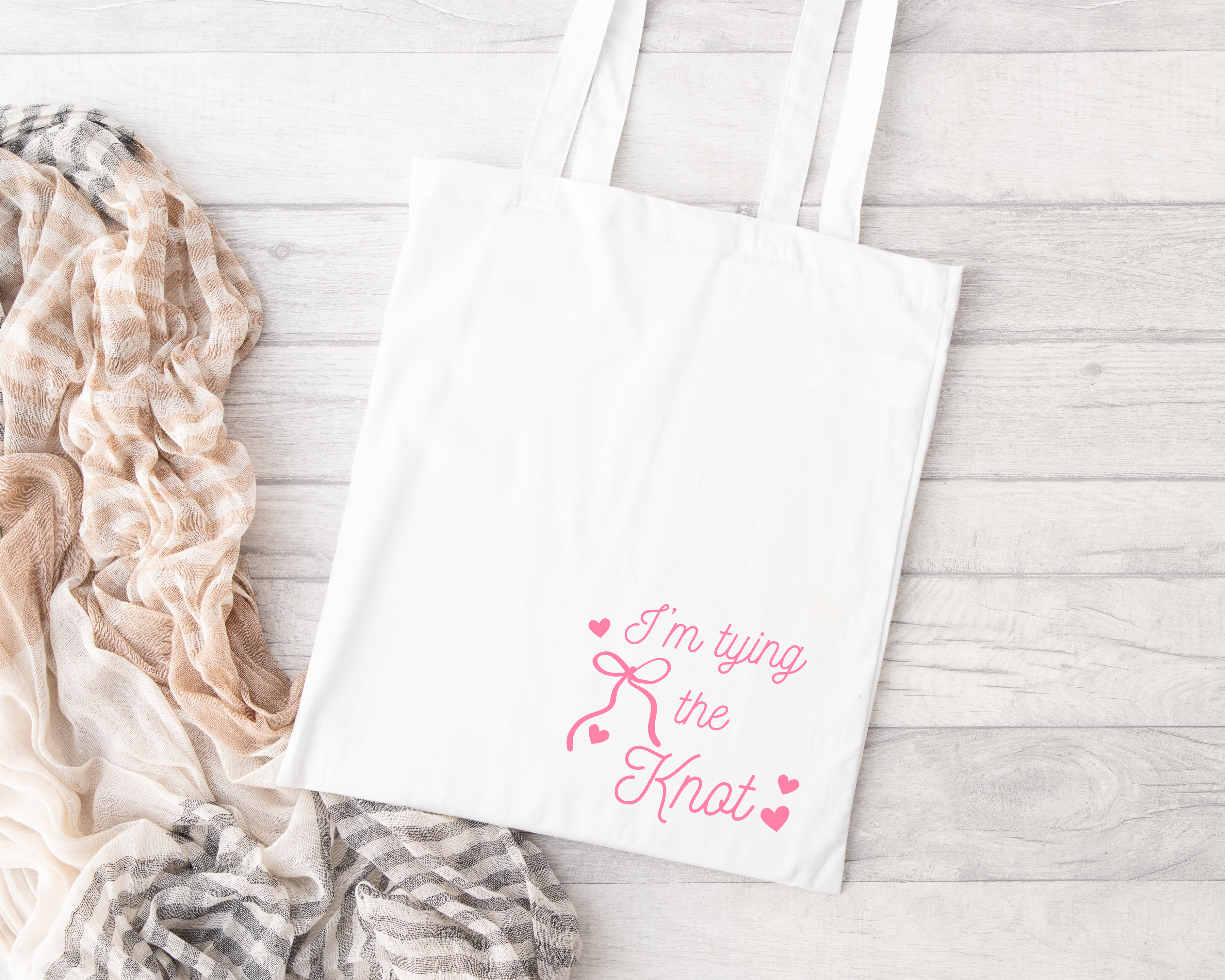 I'm tying the Knot Bride Tote Bag