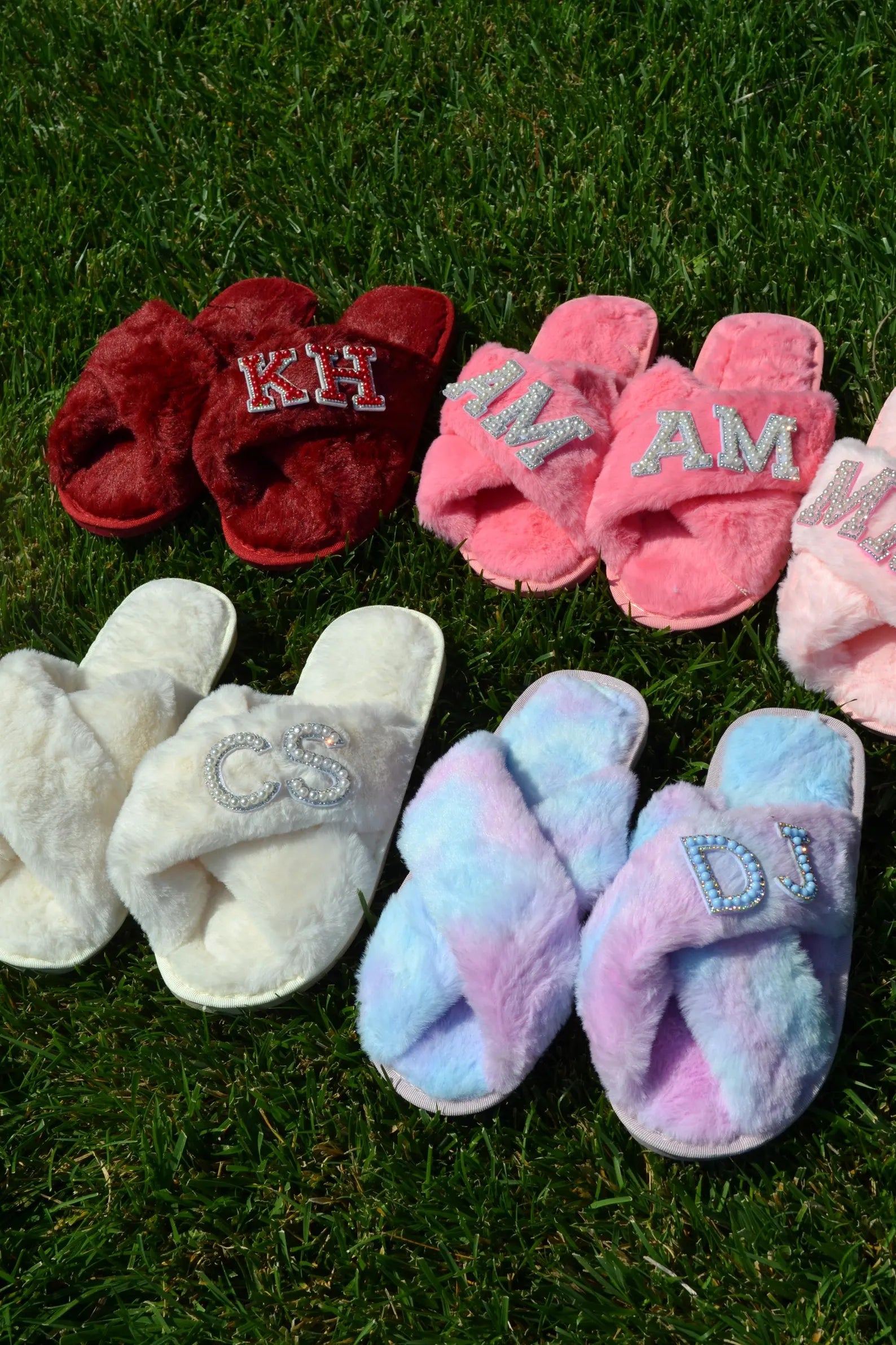 Bride and Bridesmaids Fuzzy Slippers