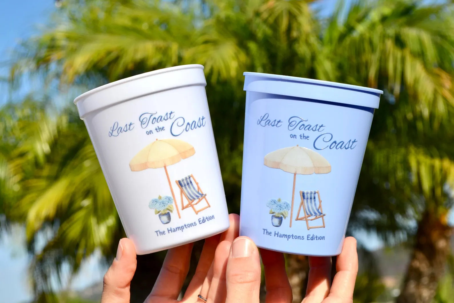 Personalized Last Toast on the Coast Cups