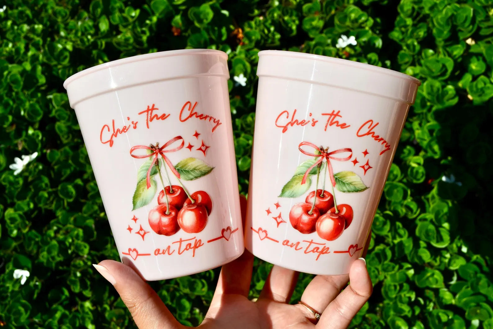 She's the Cherry on Top Bridal Shower Cups
