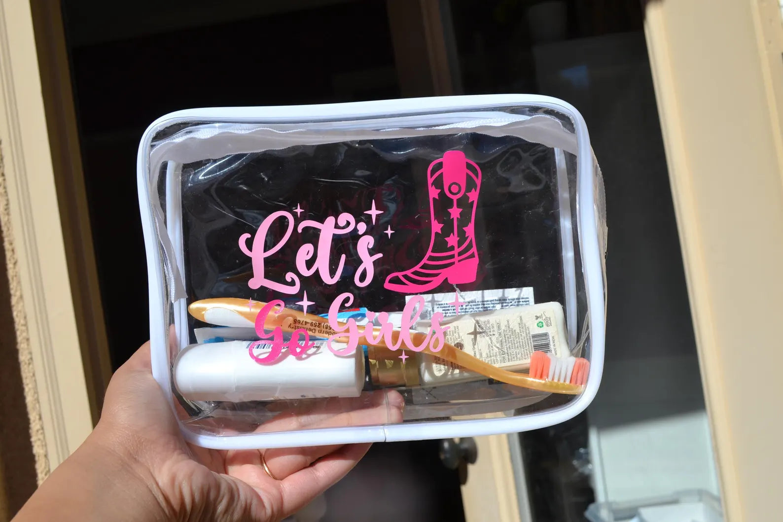 Let's Go Girls Bachelorette Party Wet Bikini Bag