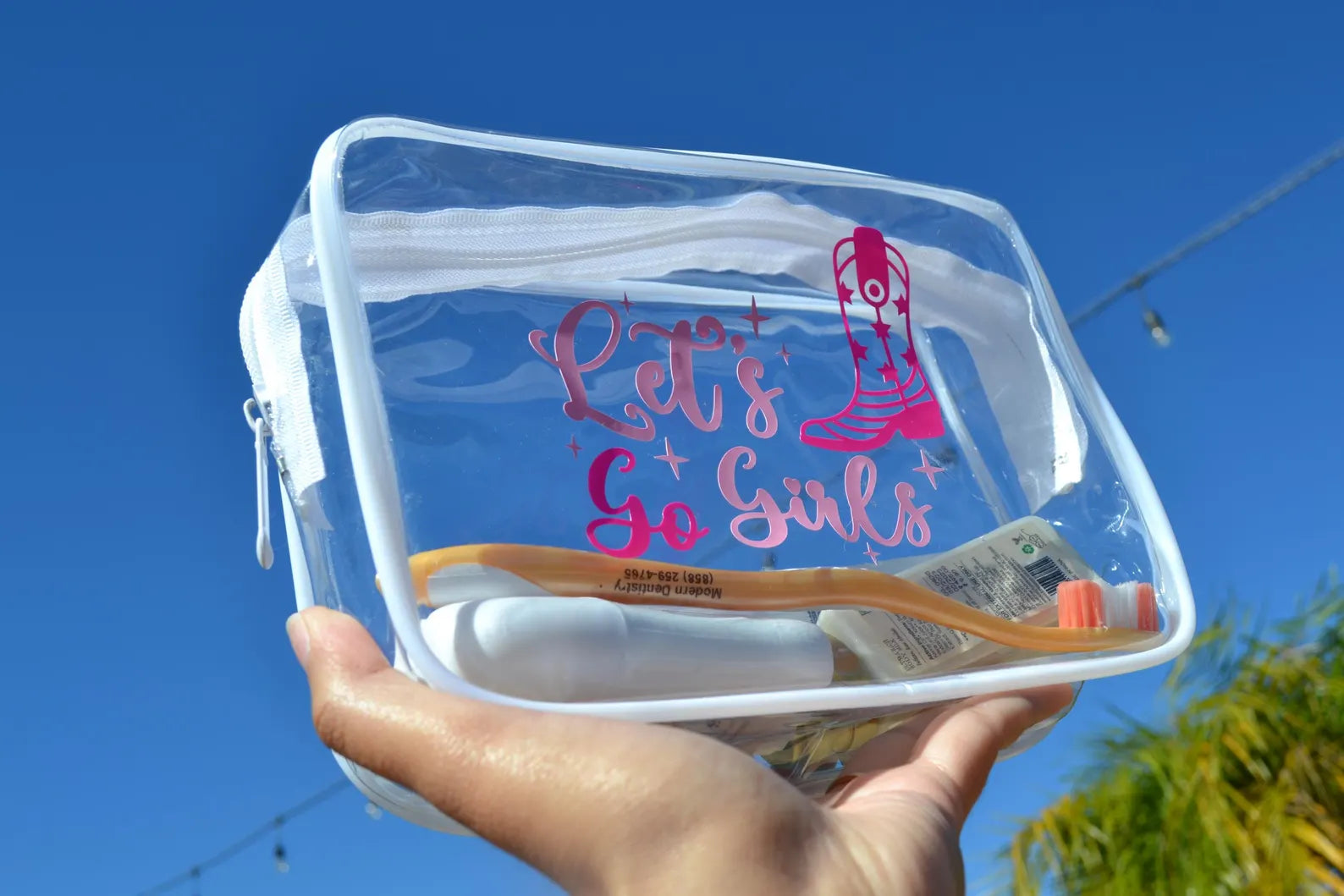 Let's Go Girls Bachelorette Party Wet Bikini Bag