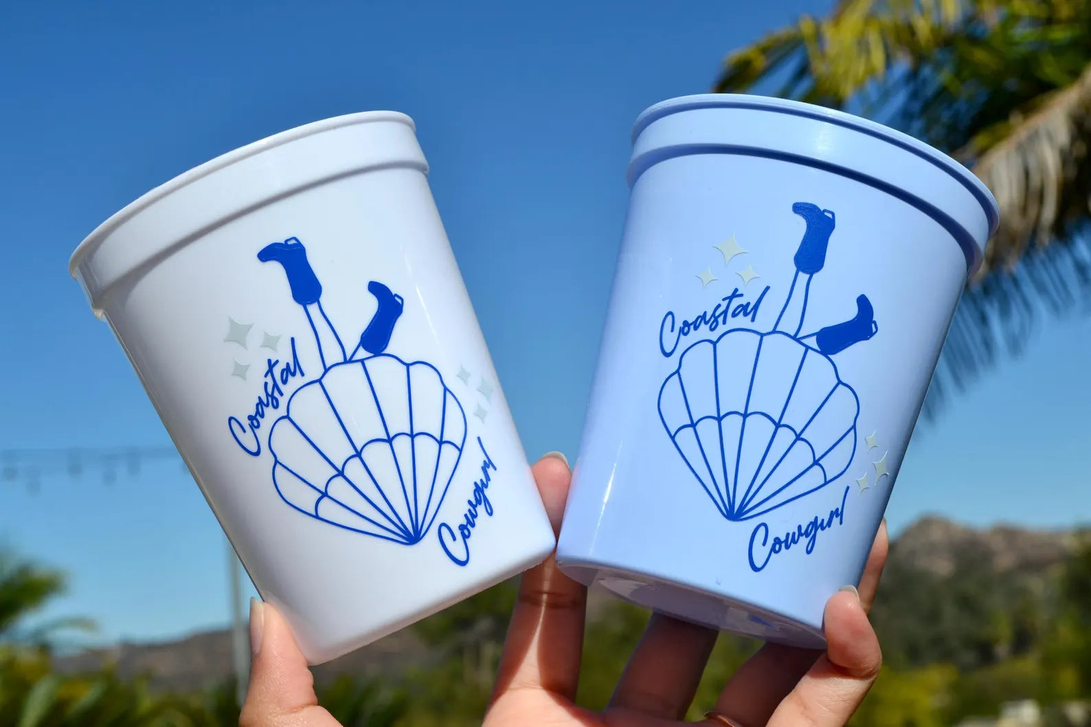 Coastal Cowgirl Bachelorette Party Cups