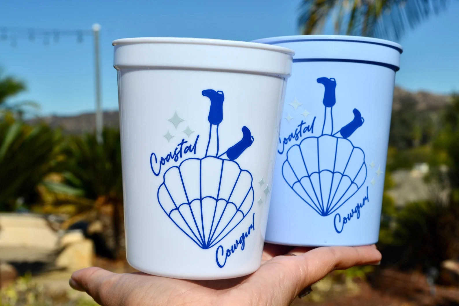 Coastal Cowgirl Bachelorette Party Cups