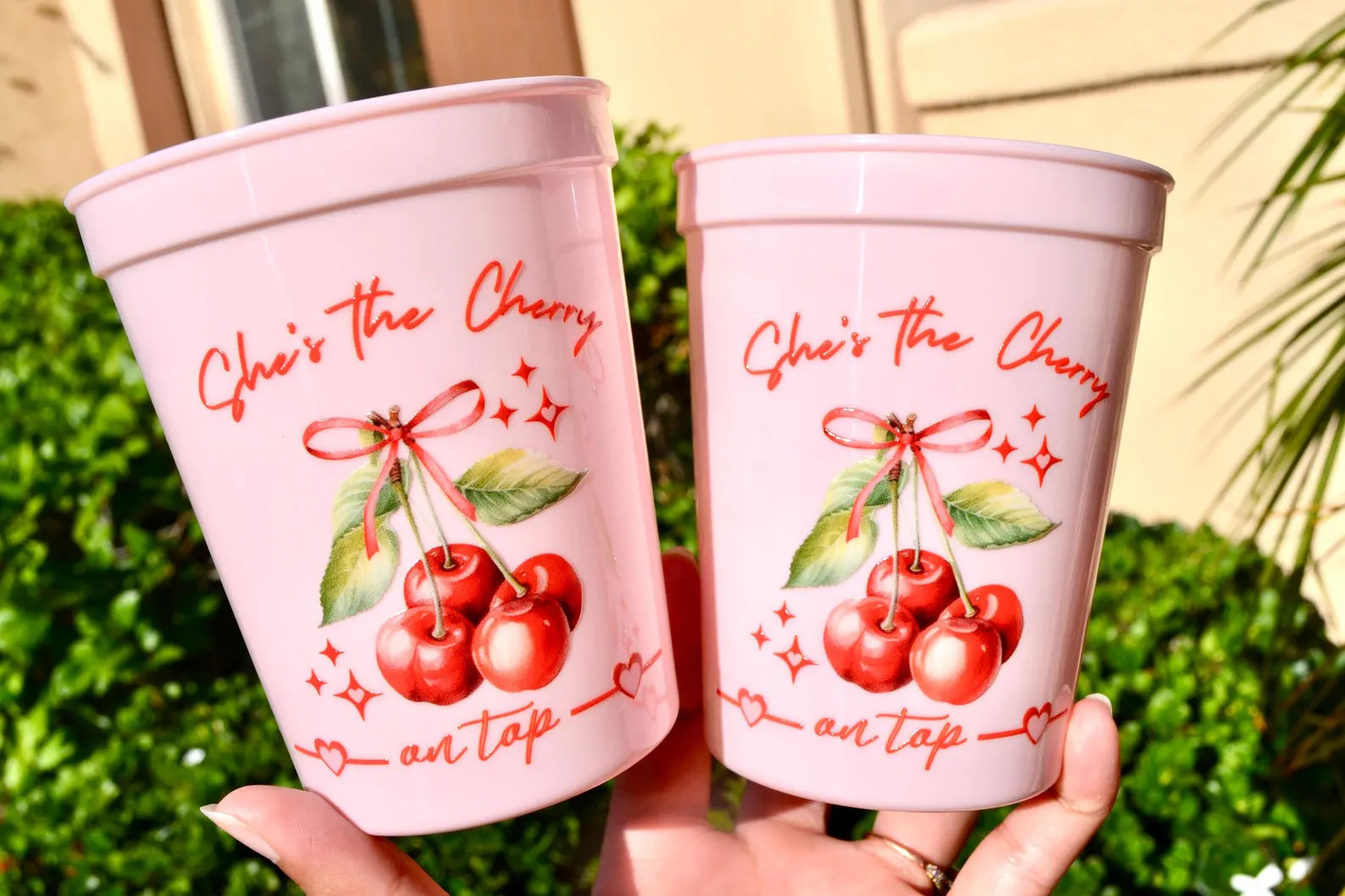 She's the Cherry on Top Bridal Shower Cups