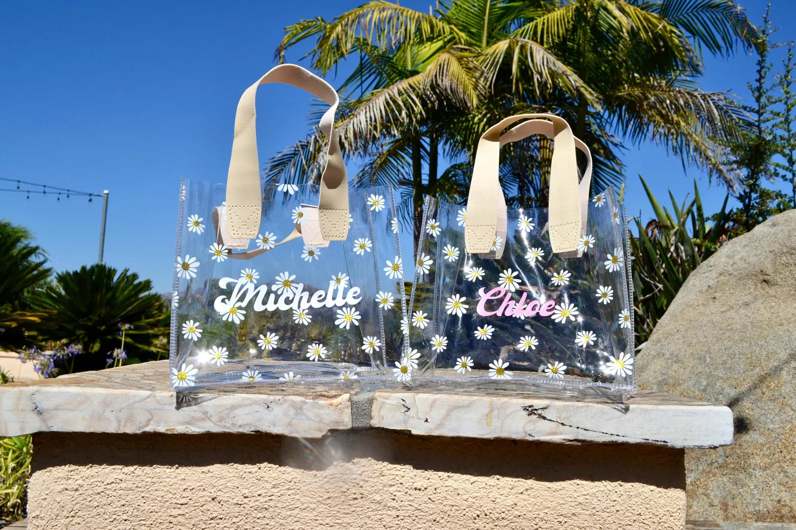 Custom Mini Daisy Tote Bag, Flower Girl Gifts