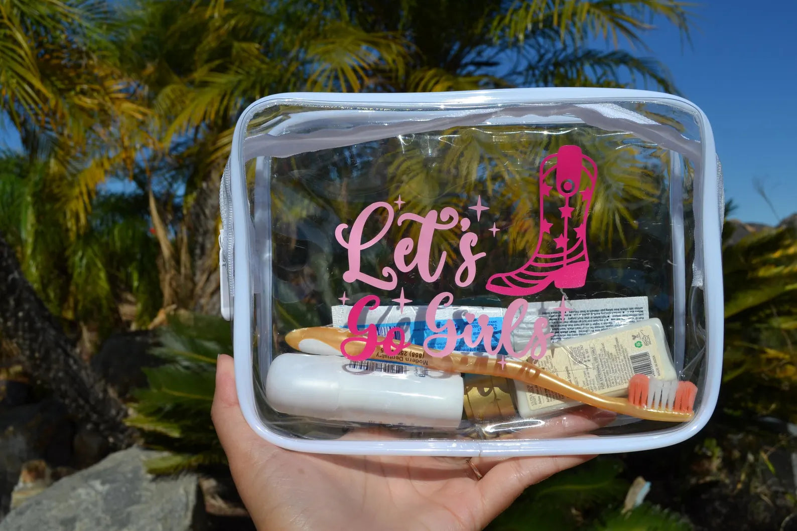 Let's Go Girls Bachelorette Party Wet Bikini Bag