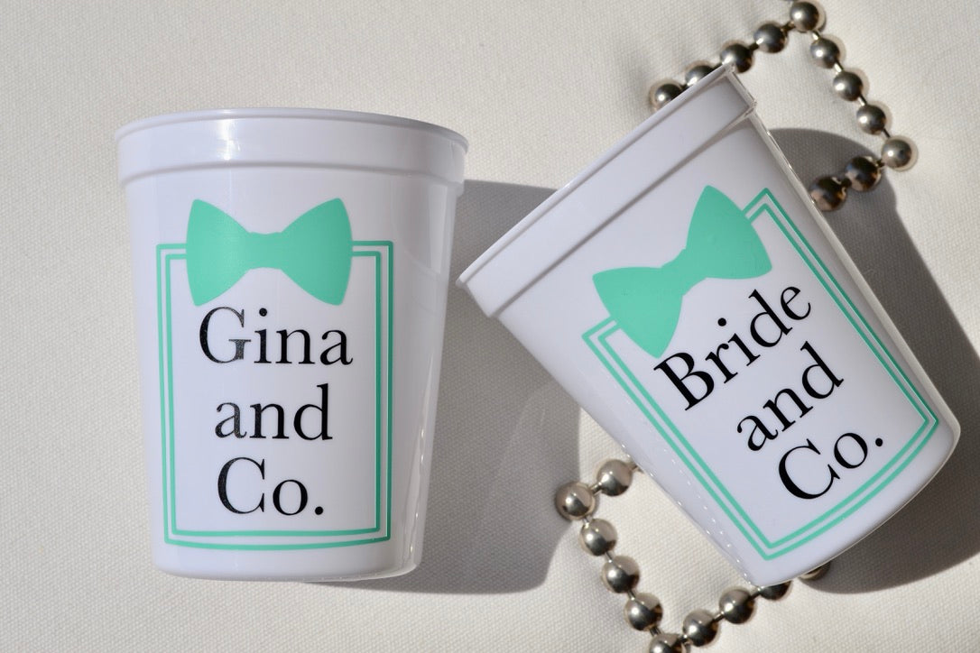 Bride and Co Tiffany Inspired Party Cups