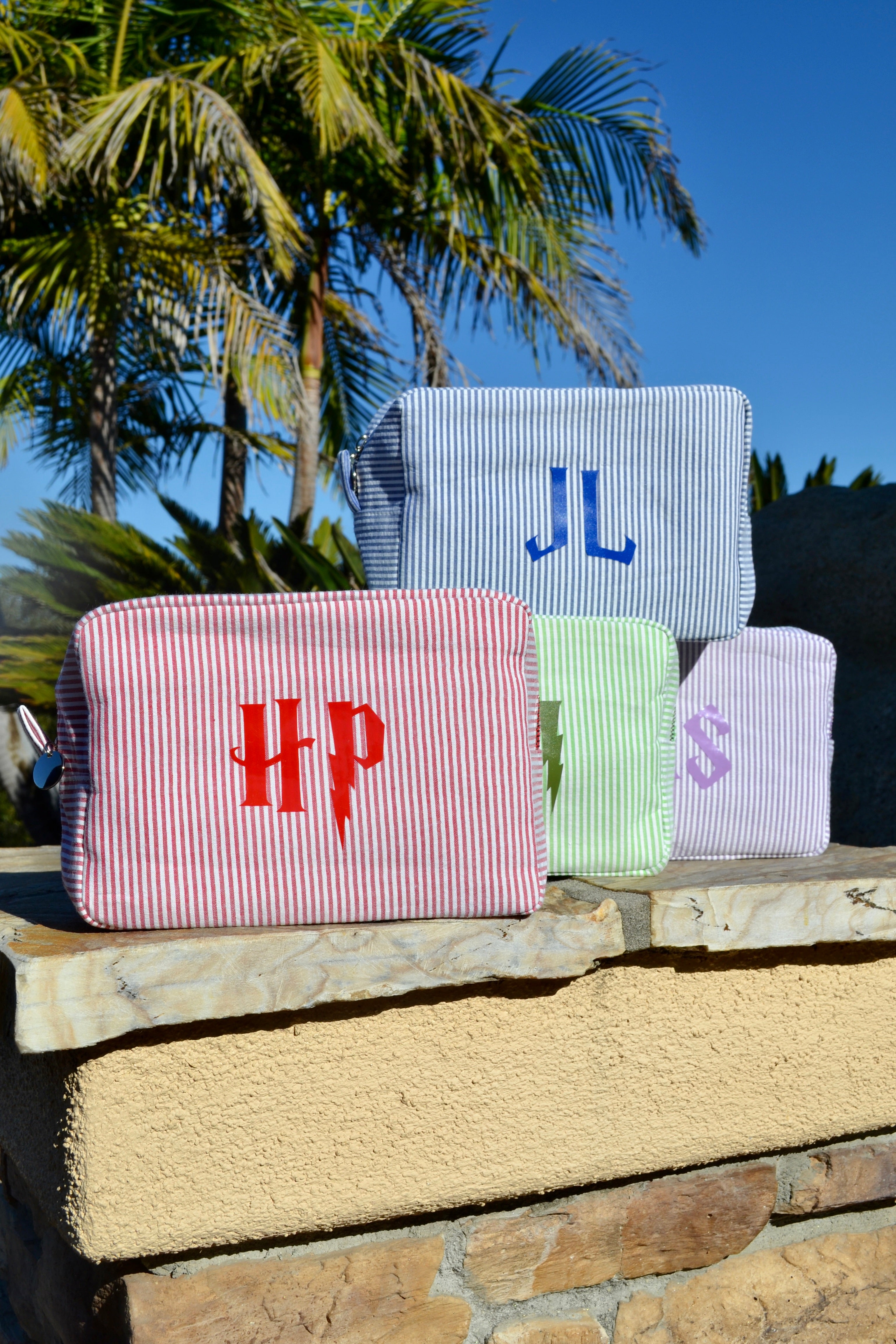 Magical-Inspired Monogram Makeup Bags