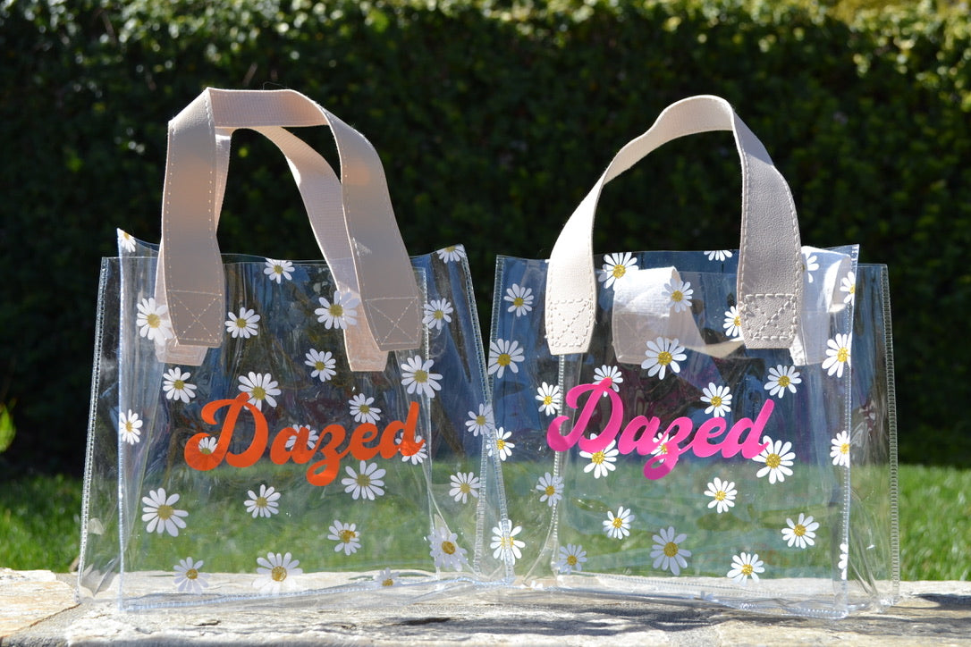 Dazed and Engaged Bachelorette Party Mini Tote Bag, Retro 70s bachelorette favors, Boozed and Confused, Groovy bachelorette, Alright Alright