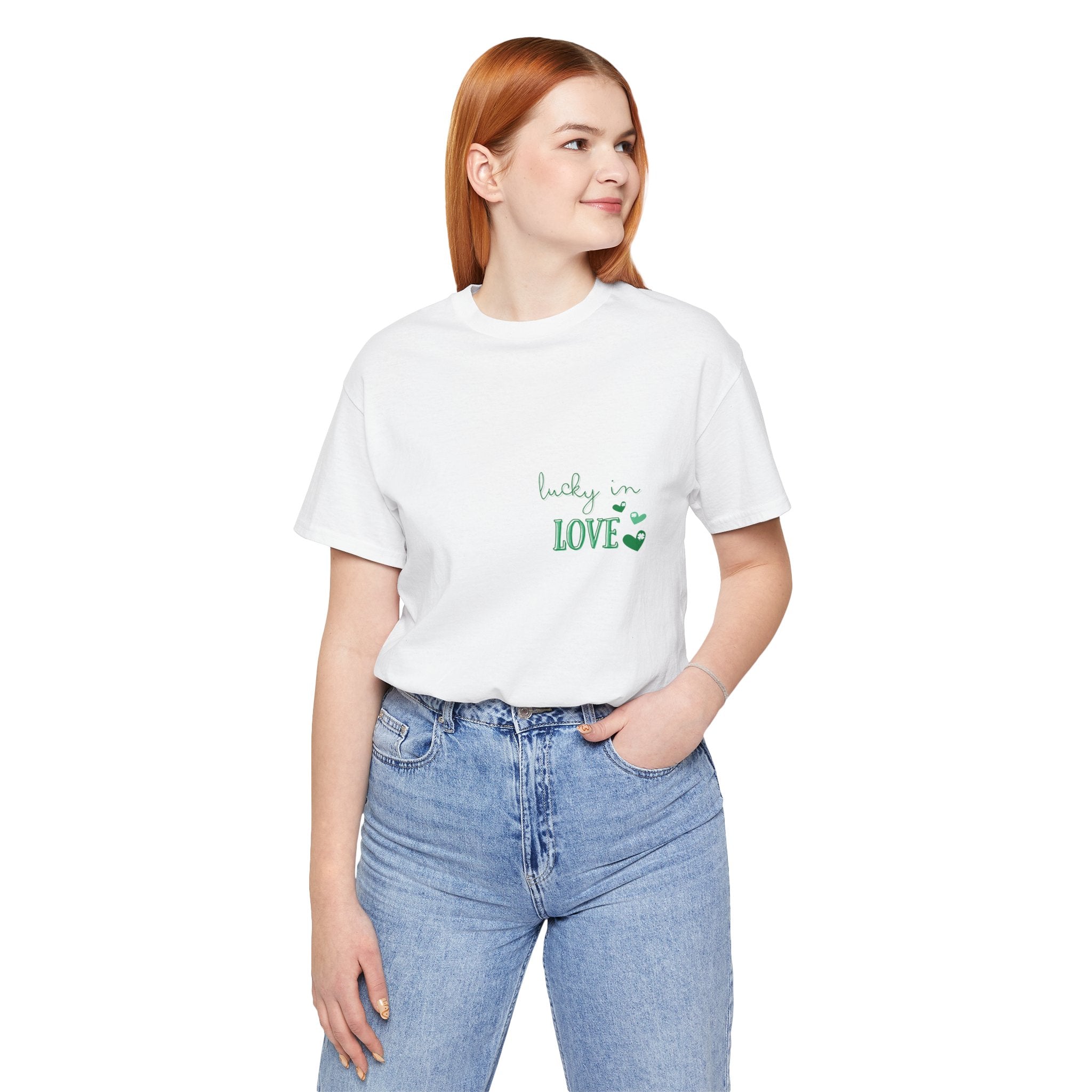 St Patricks Day Lucky in Love Bachelorette T-shirt