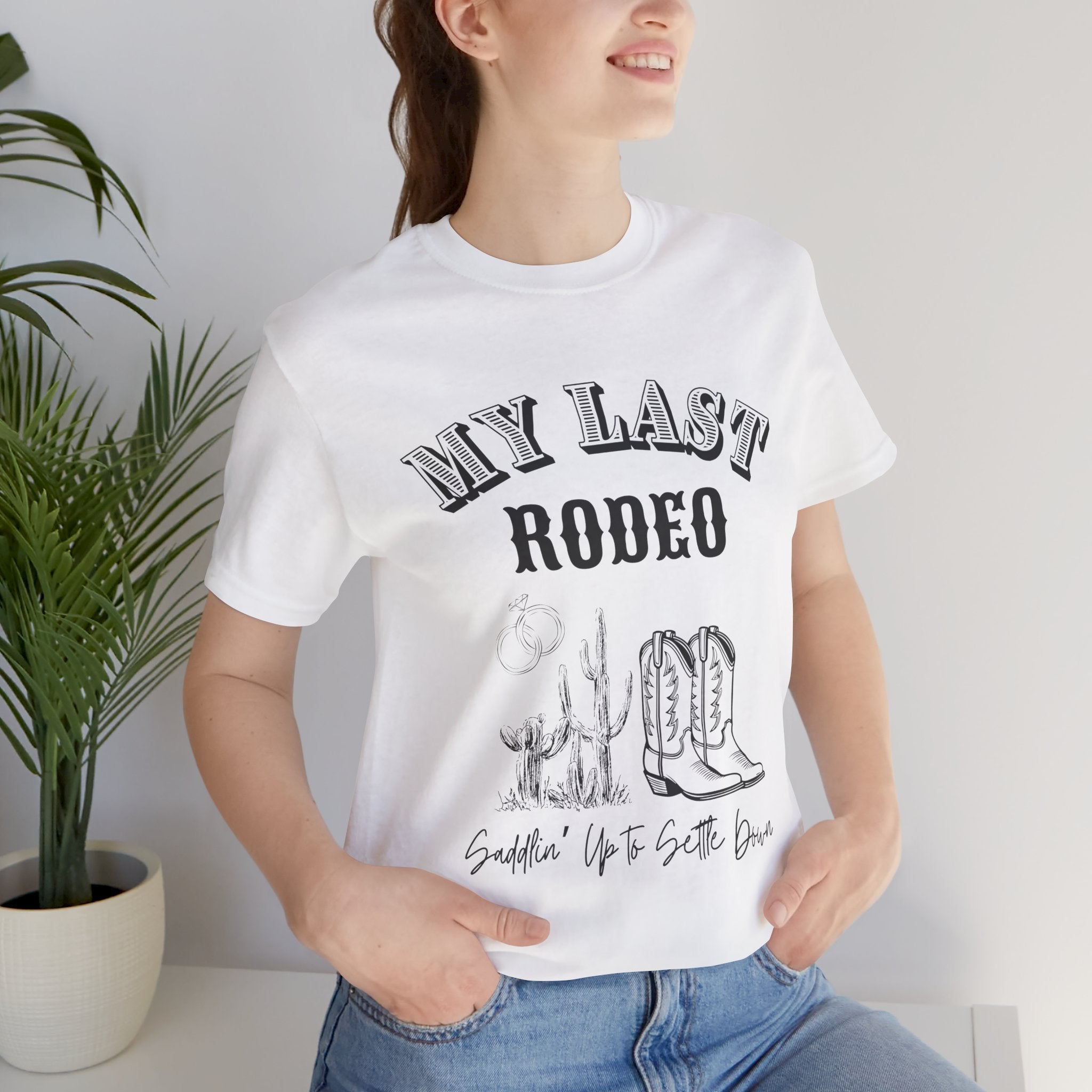 My Last Rodeo Cowgirl Bachelorette Bride T-shirt