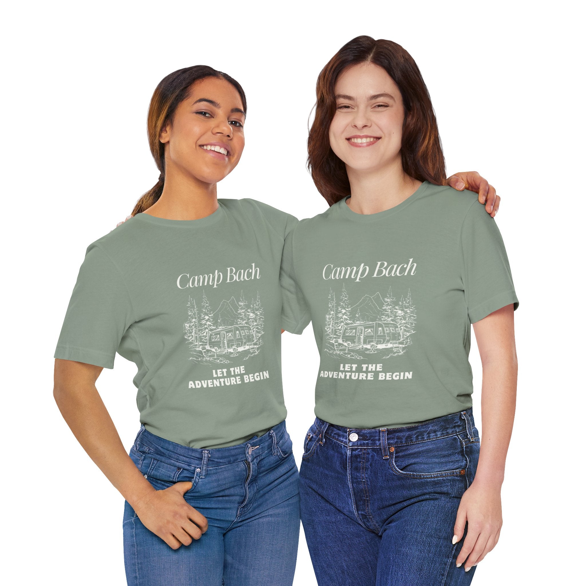 Green Camping Bachelorette T-Shirt