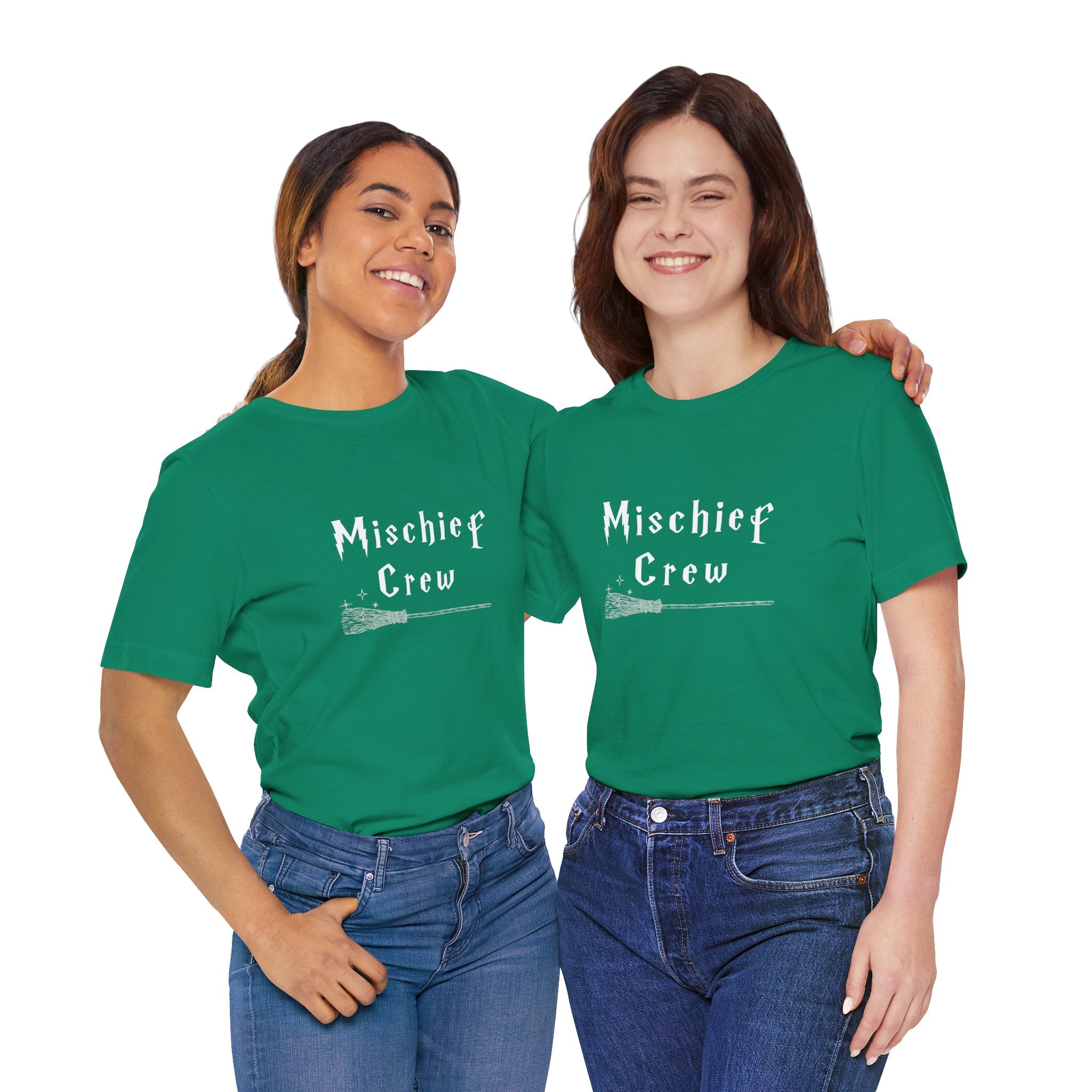 Halloween Wizard Bachelorette Bridesmaids Mischief Crew Tee